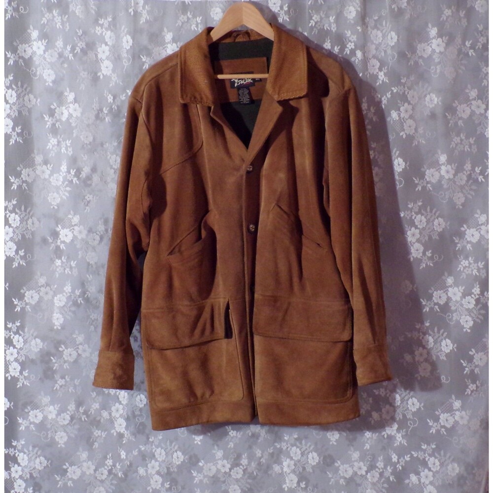 Vintage Dick Idol Leather Suede Cowboy Western Rancher Jacket Size Medium Reg